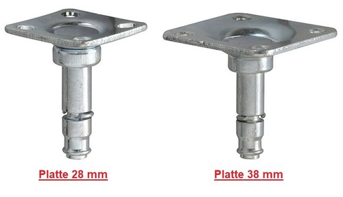 Steckstift 8mm mit - 4x,