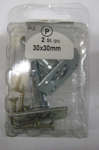 Anschraubplatte 8mm bundstift - 8mm,