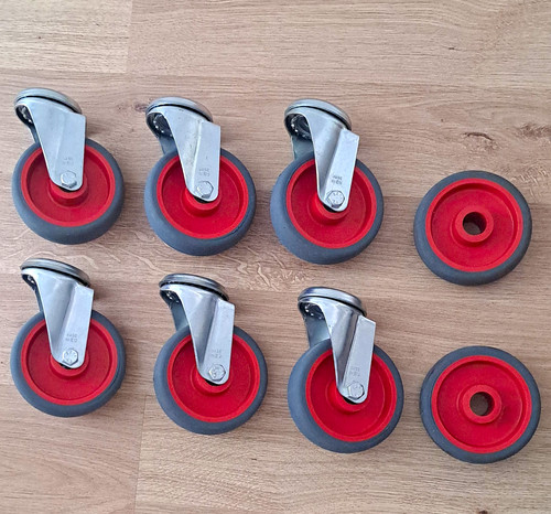 Lenkrollen mit anschraubplatte - lenkrollen,
